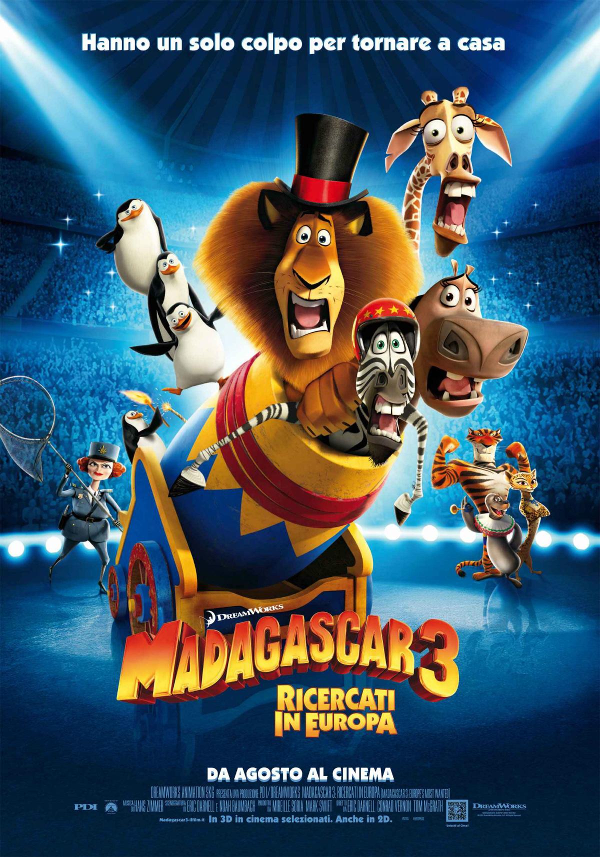 Madagascar 3 – Ricercati in Europa